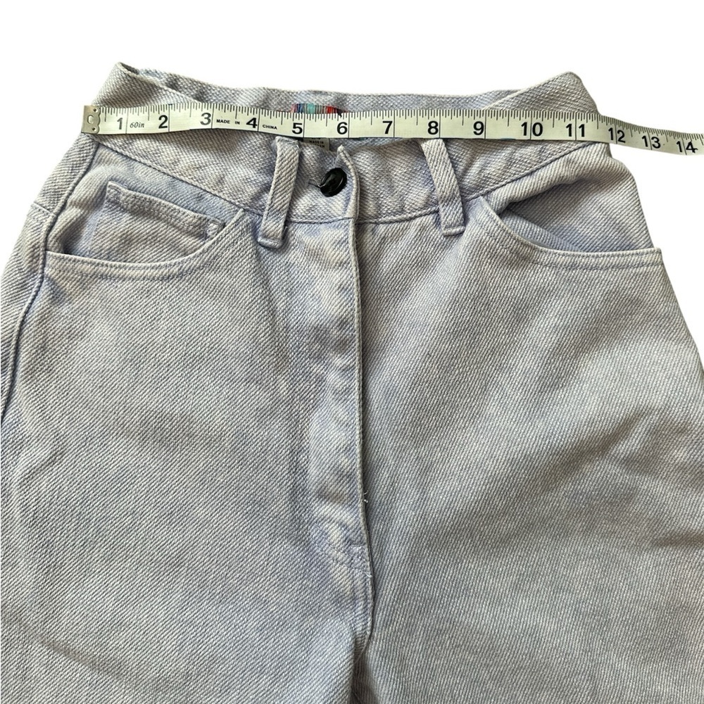 Urban Outfitters Light Violet High Rise wide leg Denim jeans size 24 - Picture 3 of 5